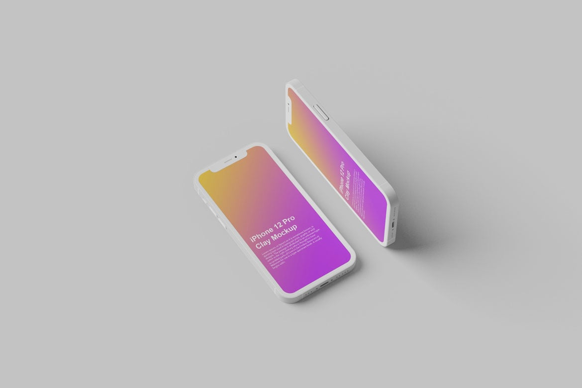 图片[3]-Phone 12 Pro Clay Mockup（562105）-技能树